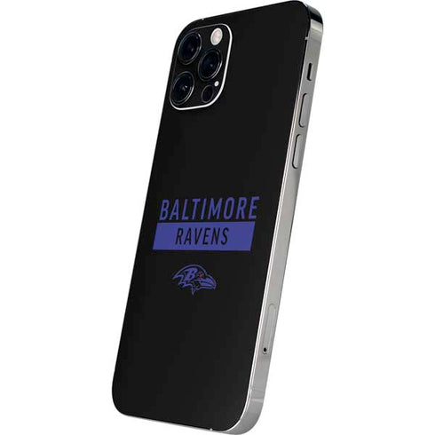 NFL Baltimore Ravens Black Performance Series iPhone 12 Pro Skin